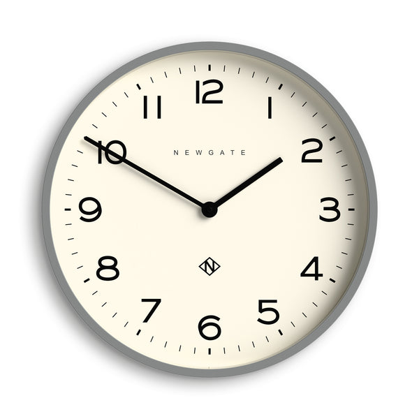 Newgate Echo Number Two wall clock in grey