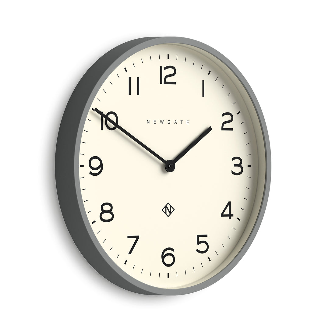 Newgate Echo Number Two wall clock in grey – Newgate World