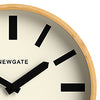 Newgate Mauritius wall clock in bamboo