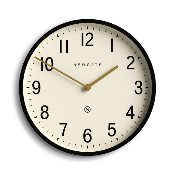 Newgate Universal arabic wall clock in black