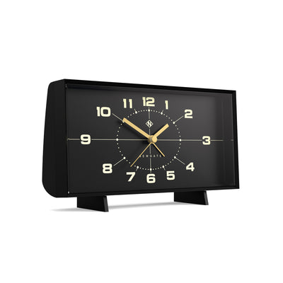 Newgate Wideboy alarm clock in black