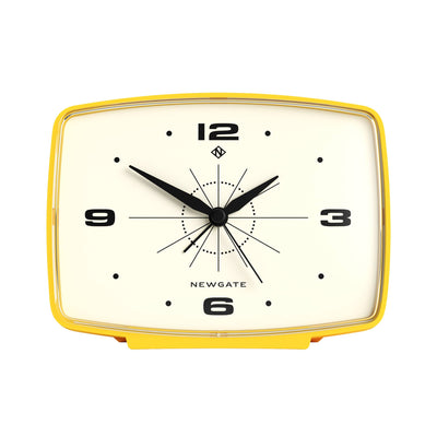 Newgate Brooklyn alarm clock in yellow