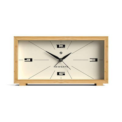 Newgate Lemur alarm clock in bamboo