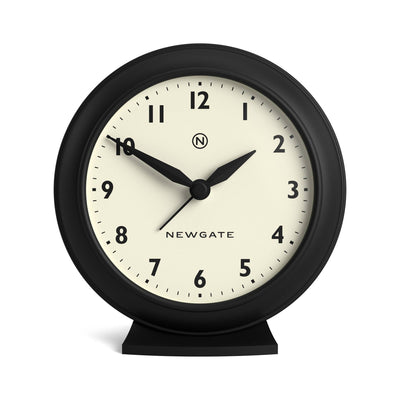 Newgate Pacific alarm clock in black
