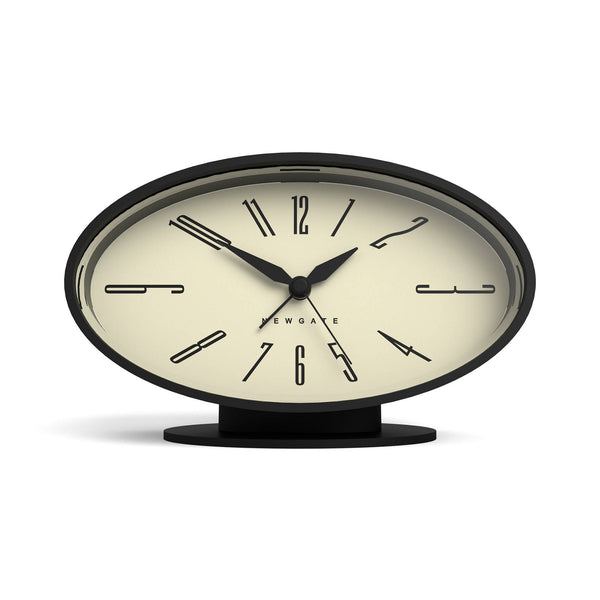 Newgate Ronnie alarm clock in black