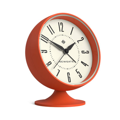 Newgate Spheric alarm clock in orange