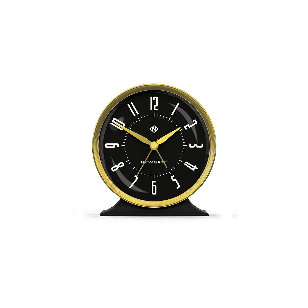 NEWGATE 目覚まし時計　The Hotel Alarm Newgate Hotel alarm clock in black and brass – Newgate World