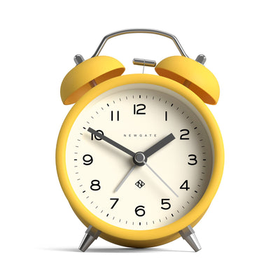 Newgate Echo alarm clock in yellow