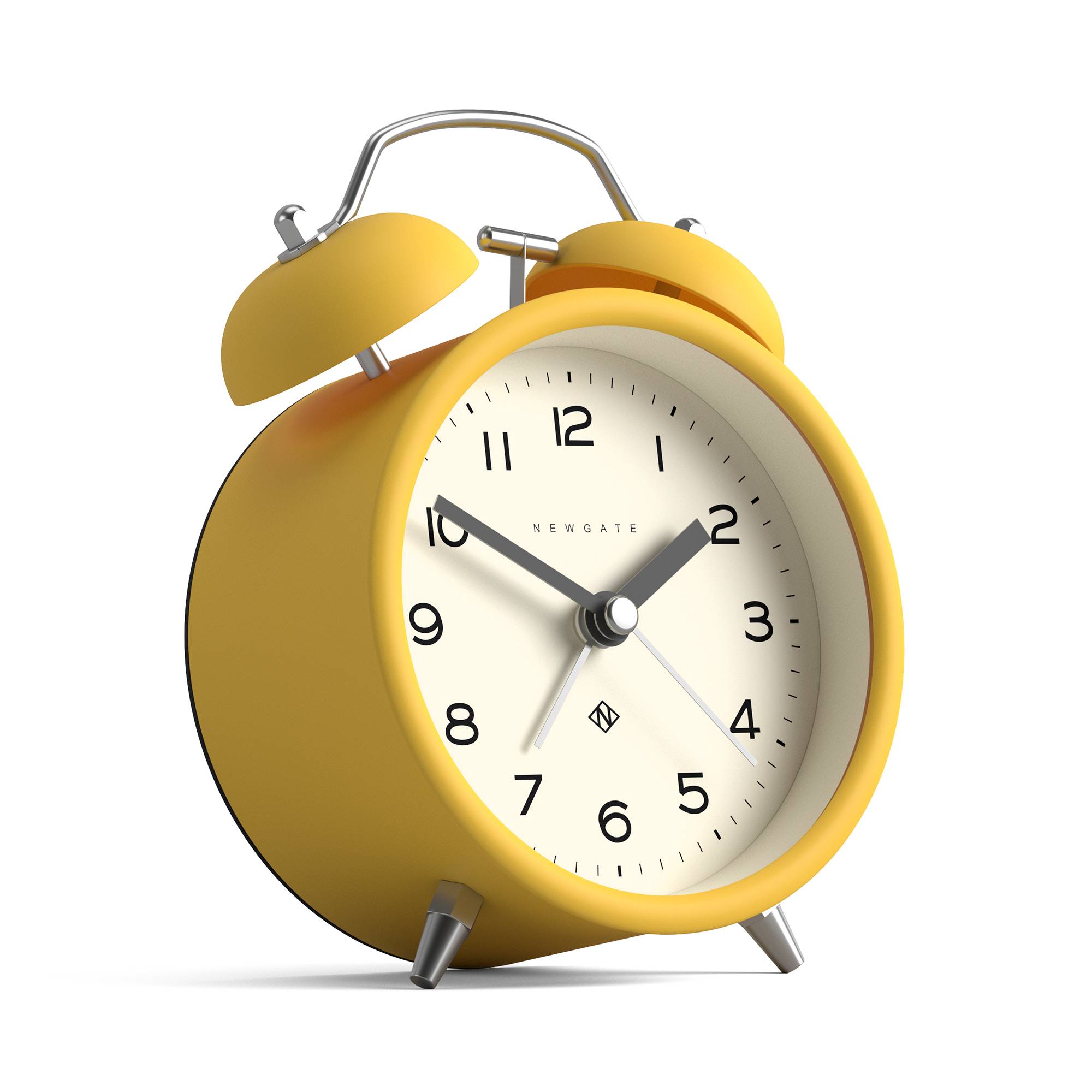 Newgate Charlie Bell alarm clock in yellow – Newgate World
