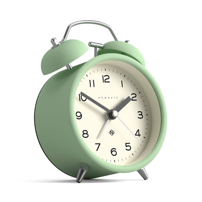 Newgate Charlie Bell alarm clock in neo-mint