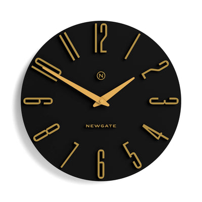 Newgate Empire State wall clock in black