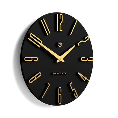 Newgate Empire State wall clock in black