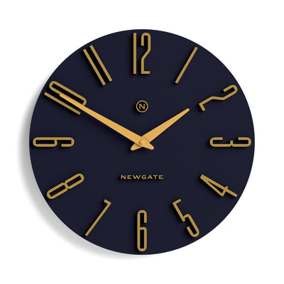 Newgate Empire State wall clock in petrol blue