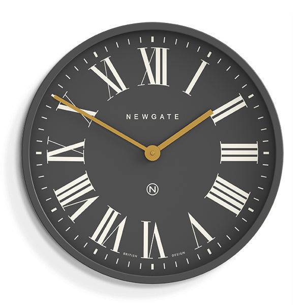 newgate large grey roman numeral clock