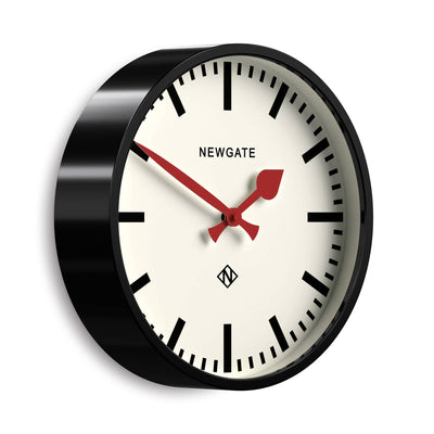 Newgate Luggage wall clock in black