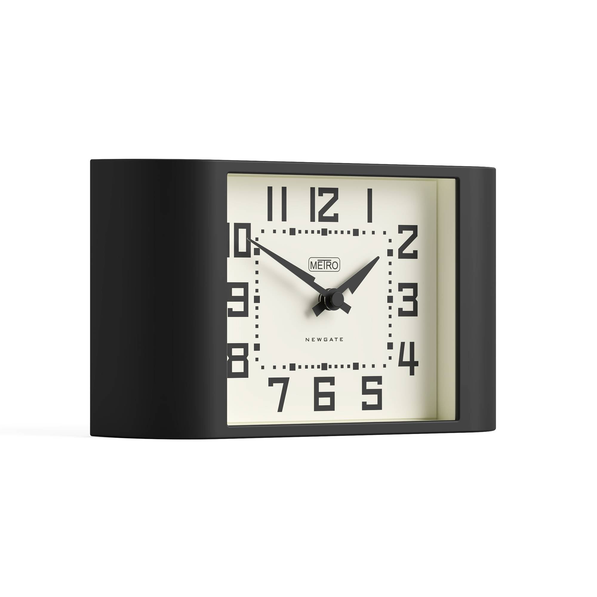 Newgate Mini Metro mantel clock in black – Newgate World