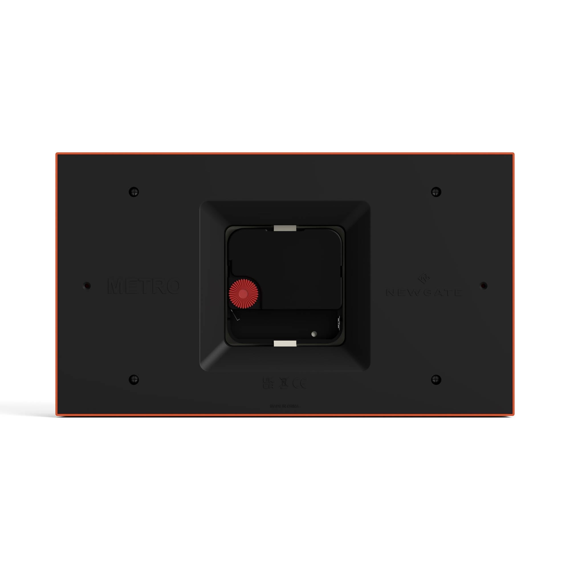 Newgate Mini Metro mantel clock in orange – Newgate World