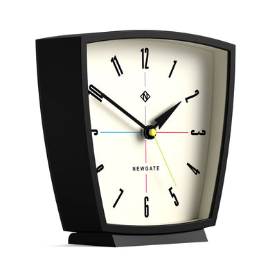 Newgate Odyssey mantel clock in black