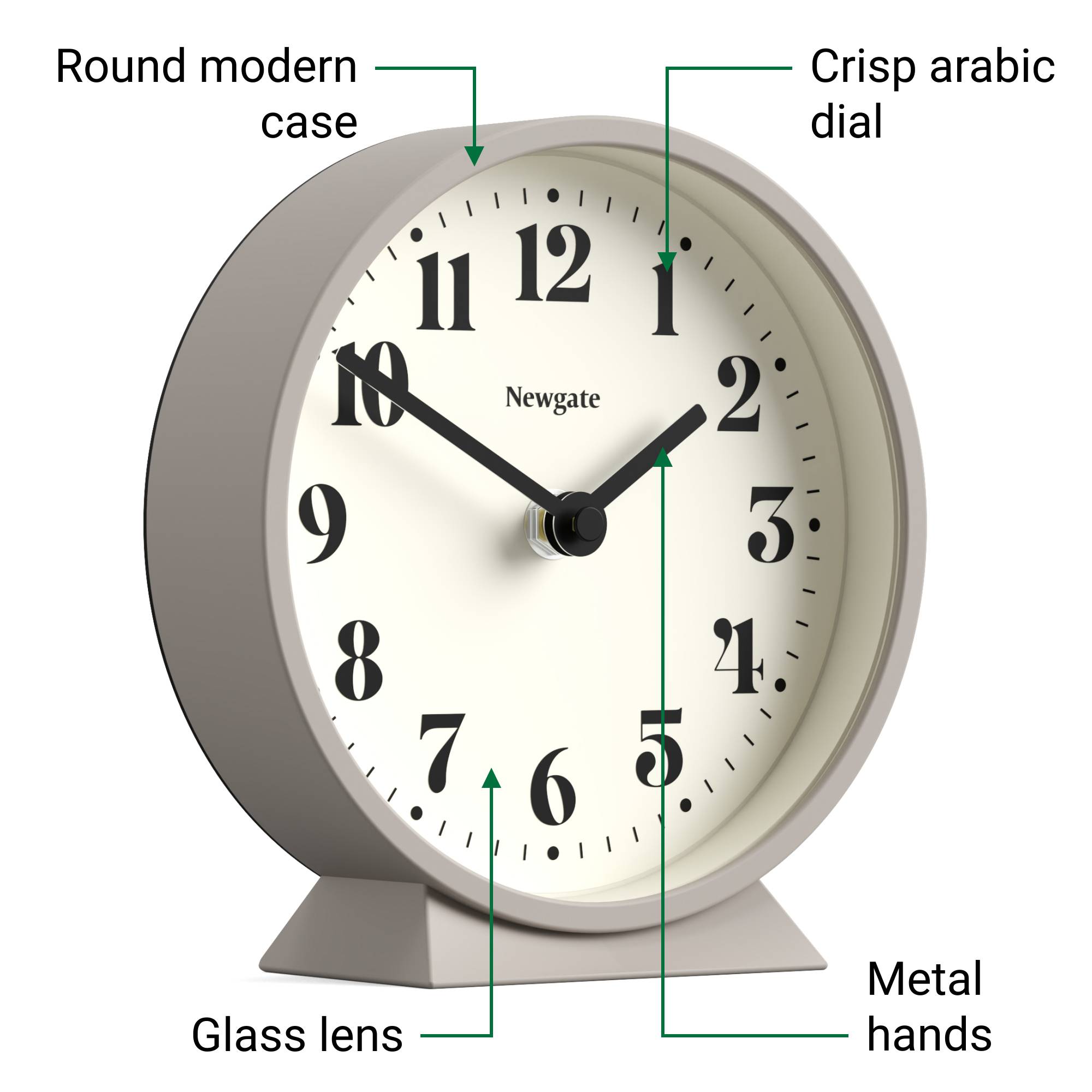 Newgate Theatre mantel clock in stone – Newgate World