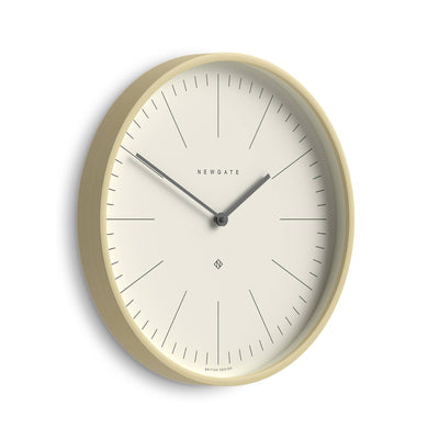 Newgate Mr Clarke marker wall clock in light wood 40cm