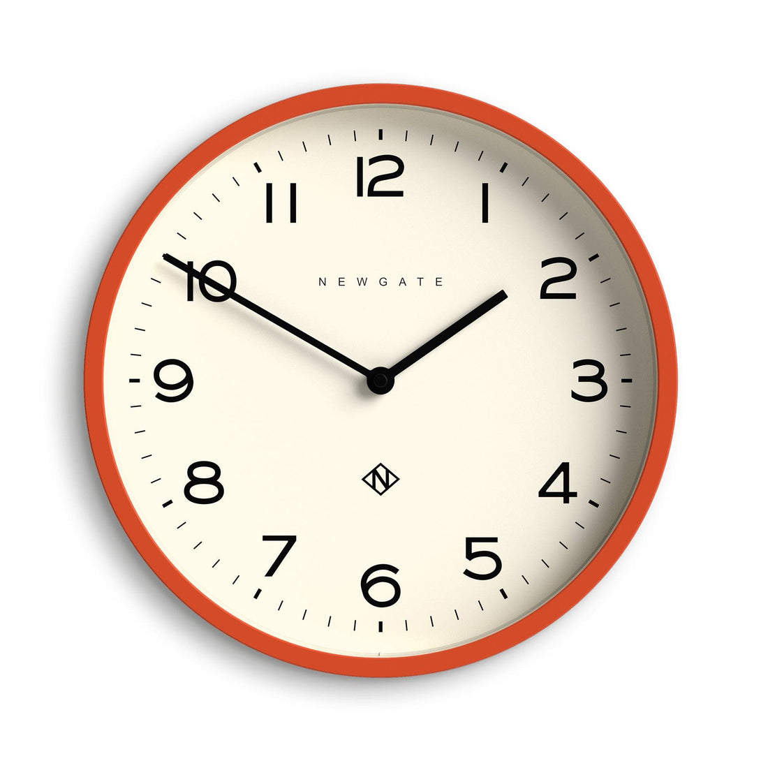 newgate orange wall clock