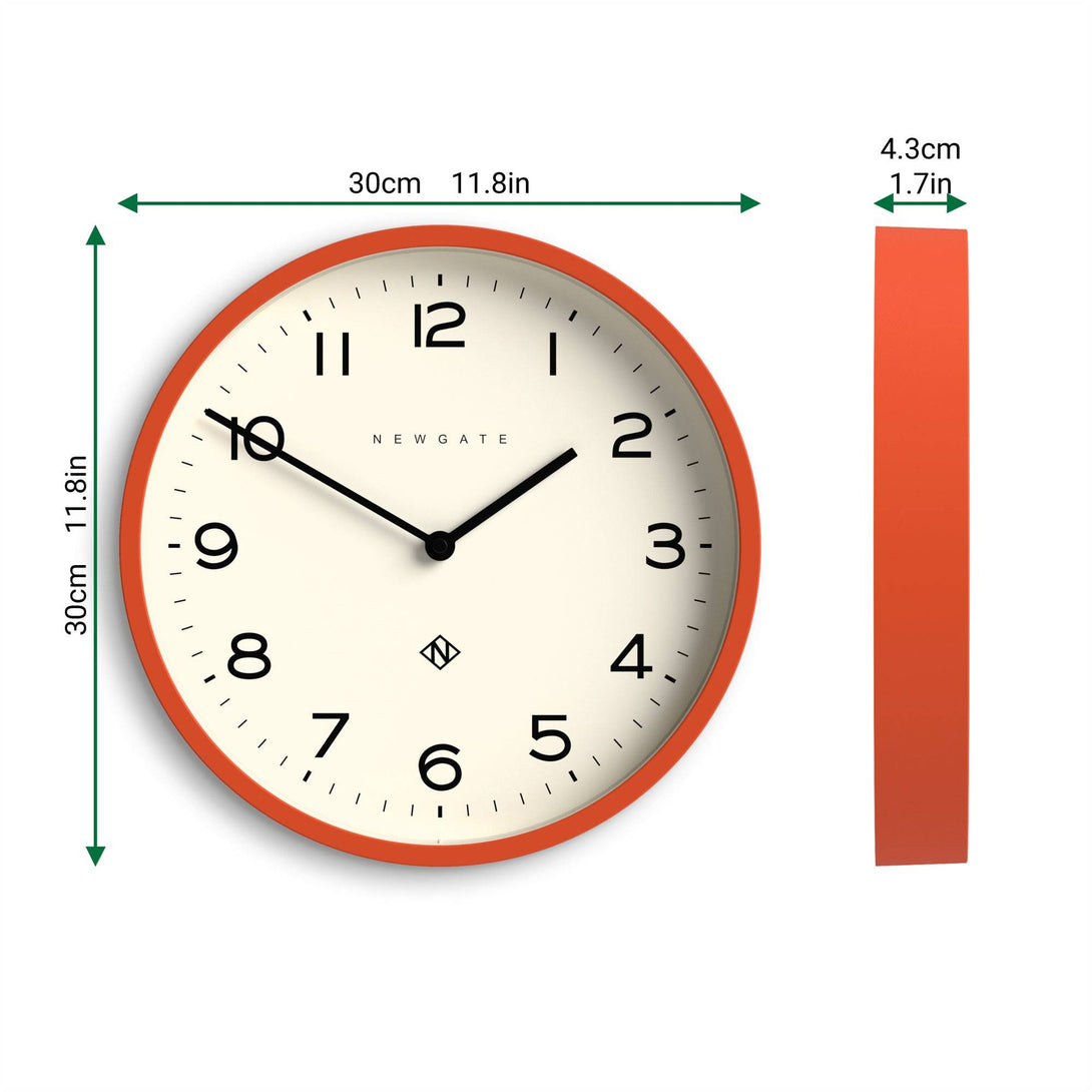 newgate number four orange clock