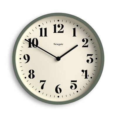 Newgate Number Four wall clock in green
