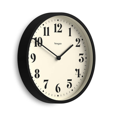 Newgate Number Four wall clock in black