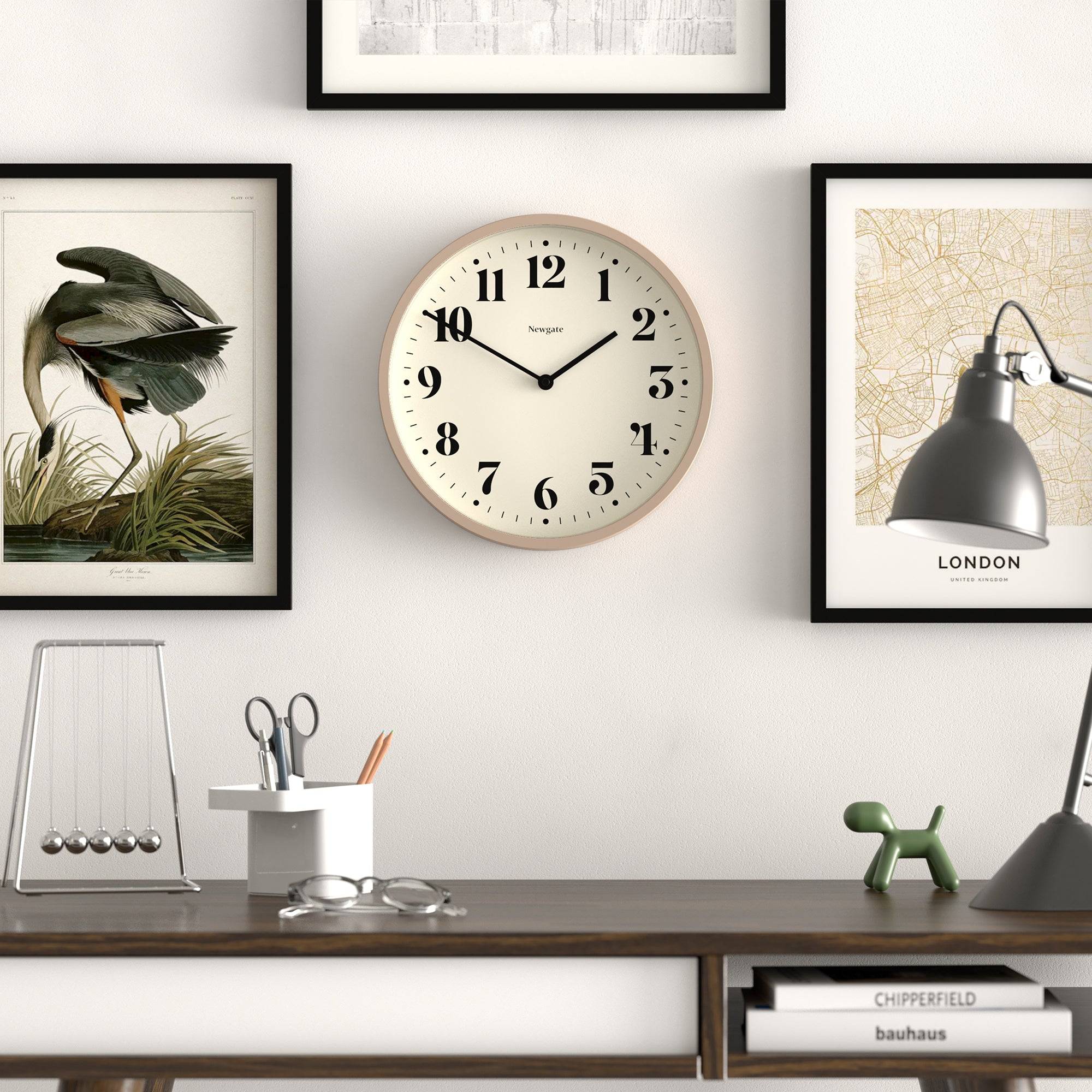 NEWGATE 時計 Number Four Wall Clock グレー NEWGATE | Number Four Wall Clock − Stone Grey — ANTRY USE