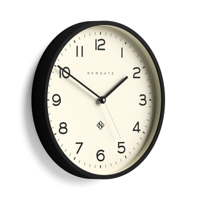 Newgate Echo Number Three wall clock in black