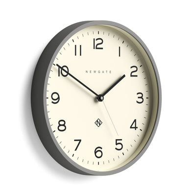 Newgate Echo Number Three wall clock in grey