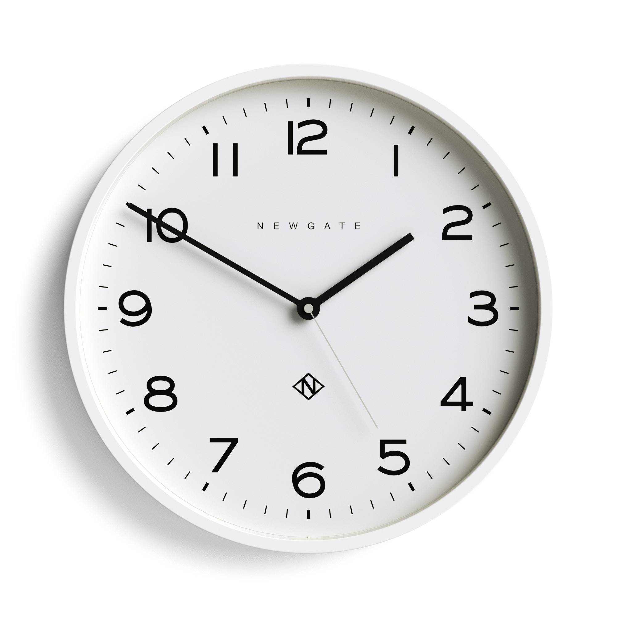 NEWGATE Brixton Wall Clock Chrome 掛け時計