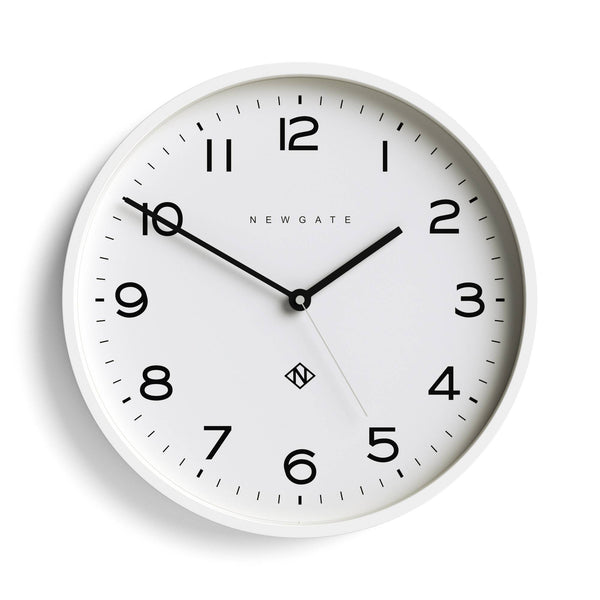 Newgate Echo Number Three wall clock in white