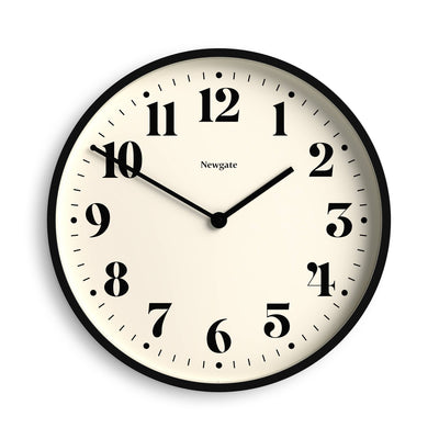 Newgate Number Two wall clock in black