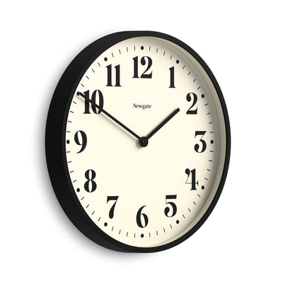 Newgate Number Two wall clock in black