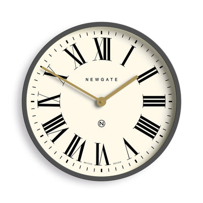 Newgate Mr Butler wall clock in grey and cream
