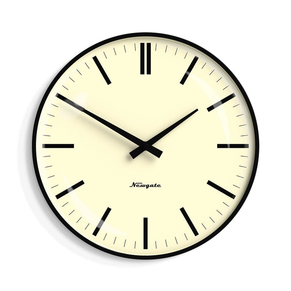 Newgate Radio City wall clock in black