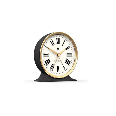 Newgate Hotel alarm clock in dark grey and brass