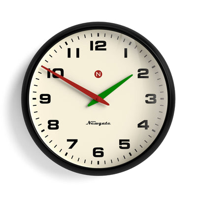 Newgate Superstore wall clock in black