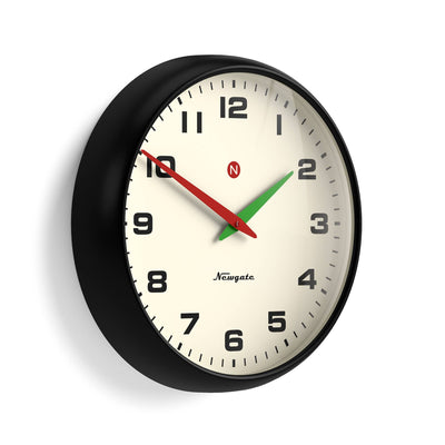 Newgate Superstore wall clock in black