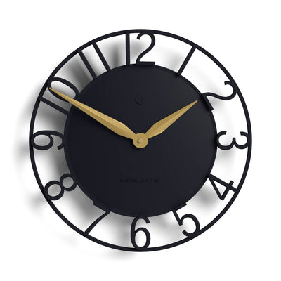 Newgate Time Traveller wall clock in petrol blue
