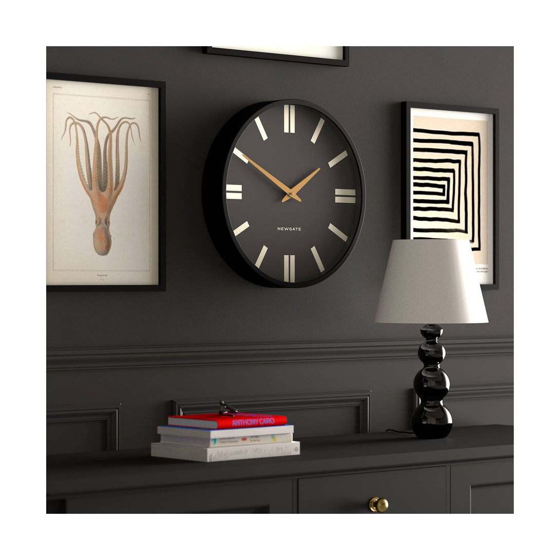 black wall clock newgatee