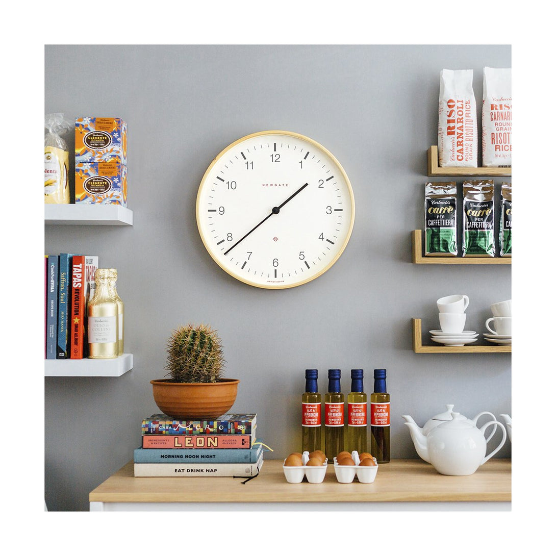Modern Scandi Wall Clock | Minimalist Plywood - MRC159PLY40