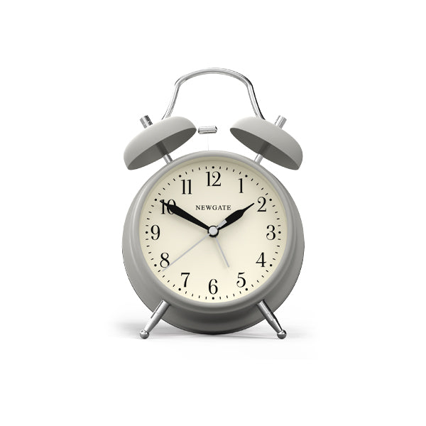 Newgate Covent Garden alarm clock in overcoat grey