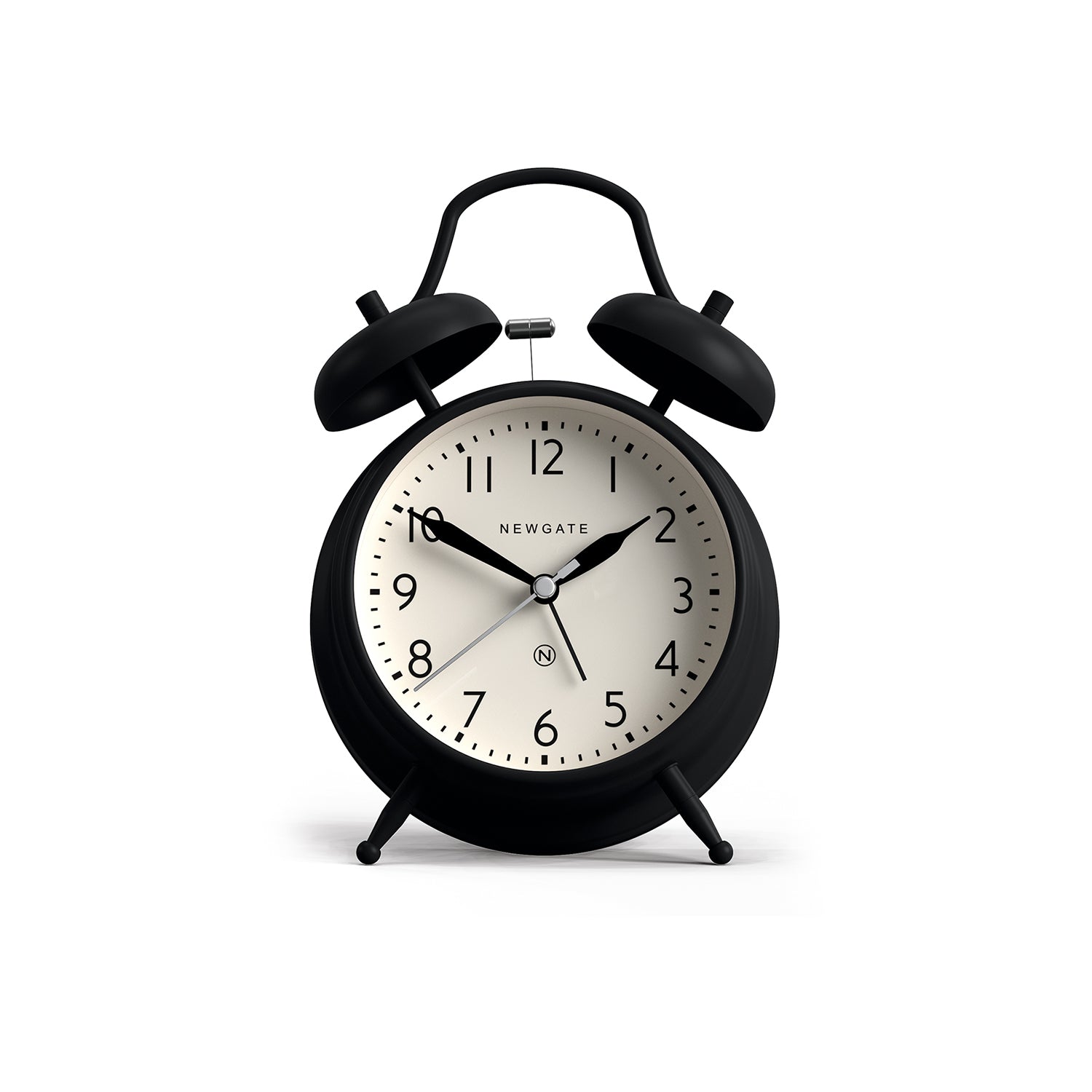 Newgate Covent Garden alarm clock in black Newgate World