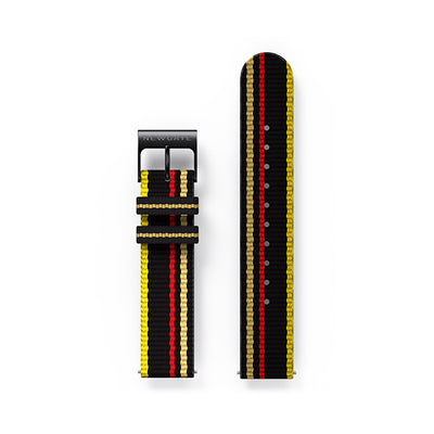 G6S Multicolour Striped Canvas Watch Strap - Windbreaker