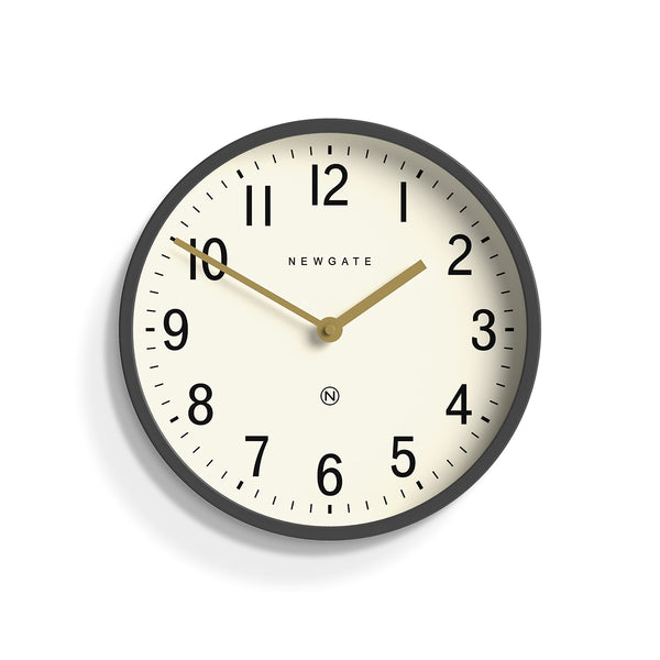 Newgate Master Edwards wall clock in grey