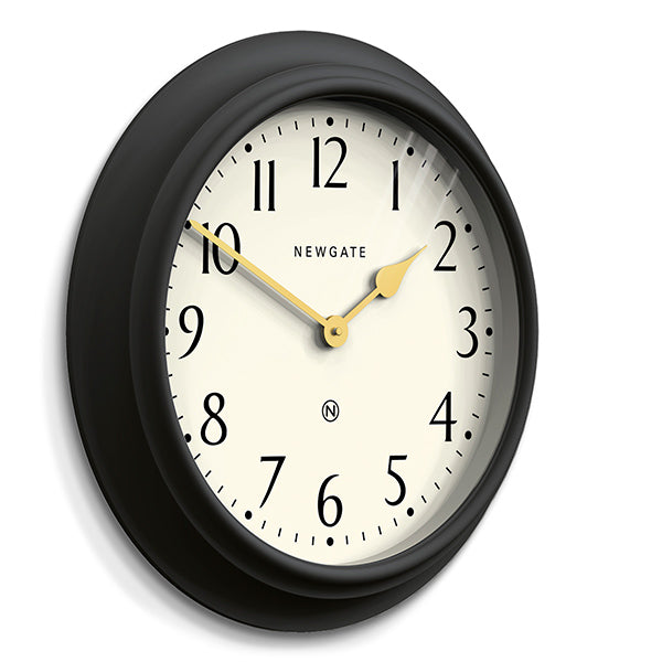 Large Decorative Dark Grey Wall Clock - Newgate Westhampton WEST117GGY (skew)