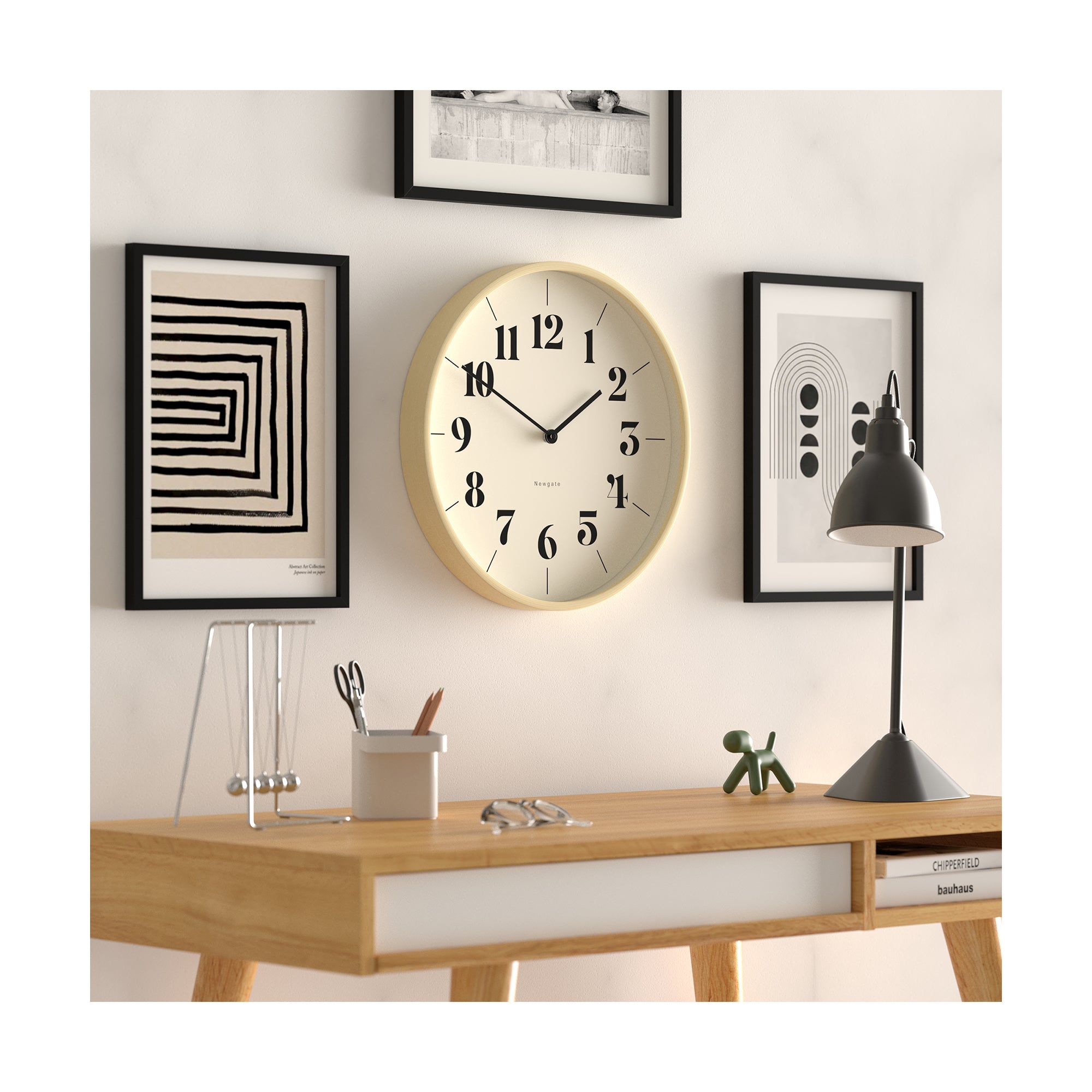 Hopscotch Wall Clock | Light Plywood – Newgate World