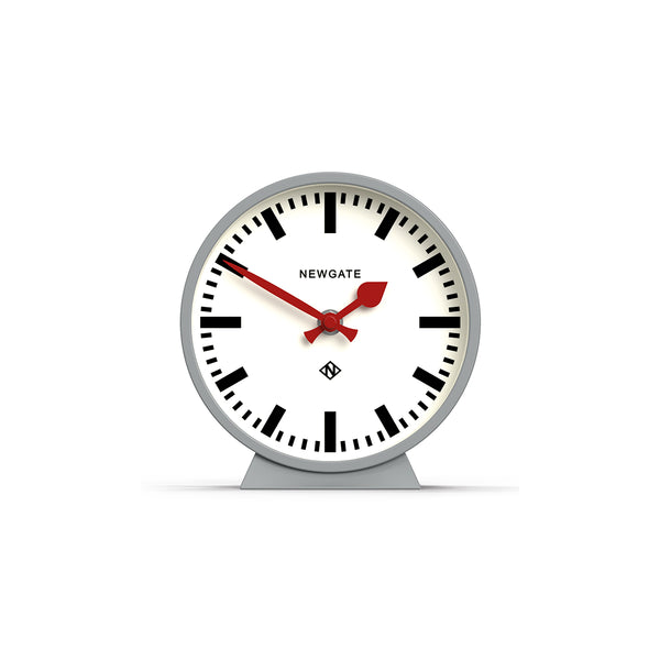 Newgate M Mantel Railway clock in grey